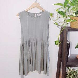 Urban Outfitters | Blue Drop-Waist Babydoll Dress